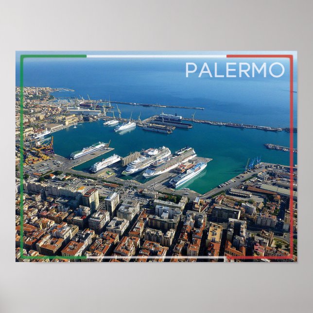 Póster Palermo - Italia (Frente)