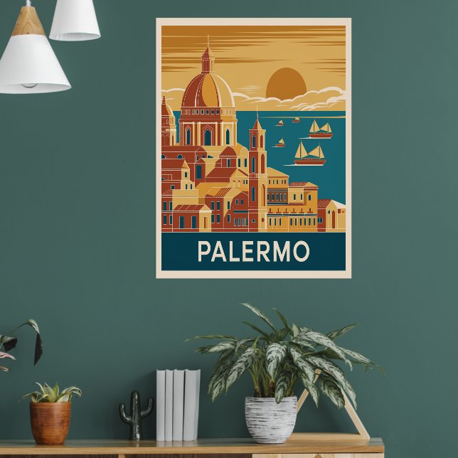 Póster Palermo Vintage Travel (Salón 1)