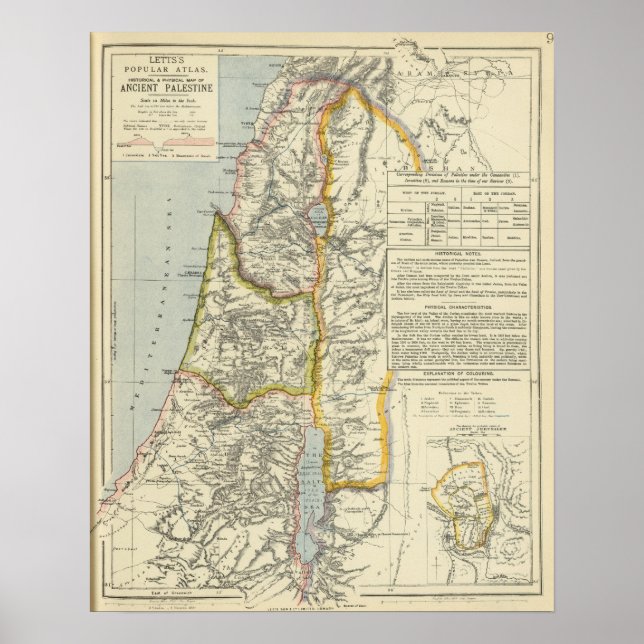 Póster Palestina antigua 2 (Frente)