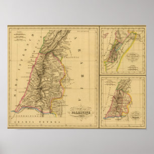 Póster Palestina, el reino de los Israelites