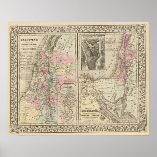 Póster Palestina, israelíes