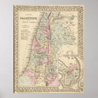 Póster Palestina, Jerusalén