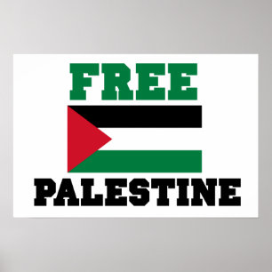 Póster Palestina libre