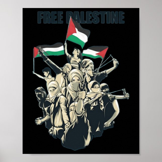 Póster Palestina Libre (Frente)
