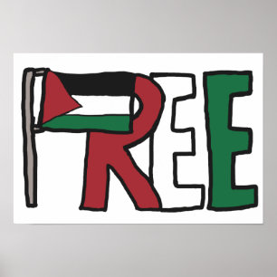 Póster Palestina Libre