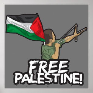 Póster Palestina Rehermana bandera palestina Libertad