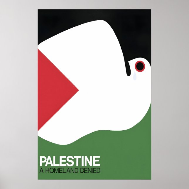 Póster Palestina - una patria denegada (Frente)