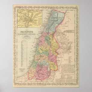 Póster Palestina y países adyacentes 2