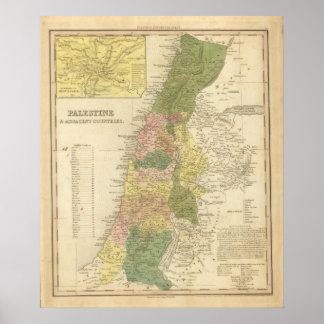 Póster Palestine and Adjacent Countries