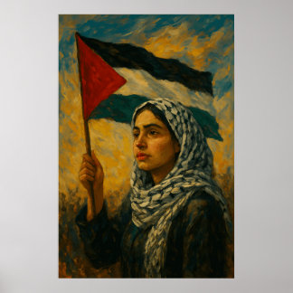 Póster Palestine Stands | It Will Be Free 