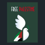 Poster palestino libre - Arte de protesta política<br><div class="desc">🕊️ Free Palestine Poster - Political Protest Art, Human Rights Solidarity Wall Decor Mostrar su apoyo a la justicia y los derechos humanos con este audaz poster de Palestina Libre. Diseñada en un estilo artístico de protesta, esta poderosa decoración mural envía un mensaje de paz, solidaridad y resistencia. Ideal para...</div>