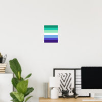 Paleta de la bandera de hombres gays trans-inclusi