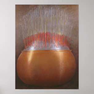 Póster Palillos del incienso