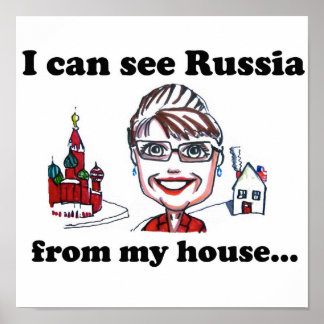 Póster Palin Foreign Policy Poster