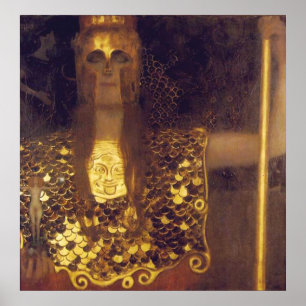 Póster Pallas Athena de Gustavo Klimt