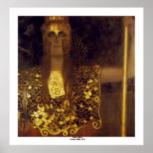 Póster Pallas Athena de Gustavo Klimt