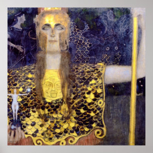 Póster Pallas Athena, Gustav Klimt