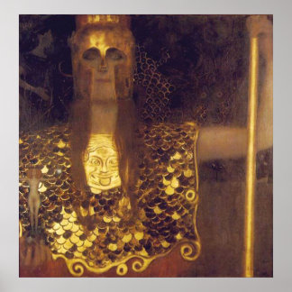 Póster Pallas Athena por Gustav Klimt