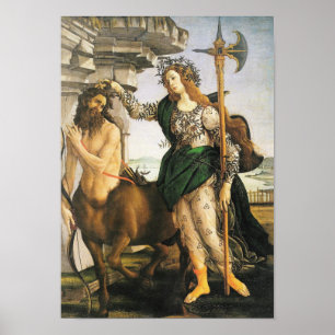 Póster Pallas & Centaur, Bella Artes del Renacimiento Bot