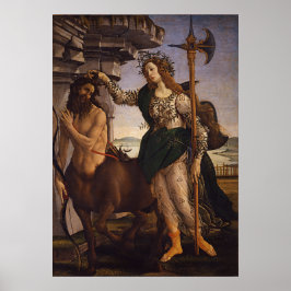 Póster Pallas y el Centaur de Botticelli
