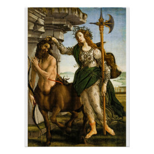 Póster Pallas y el Centaur de Sandro Botticelli