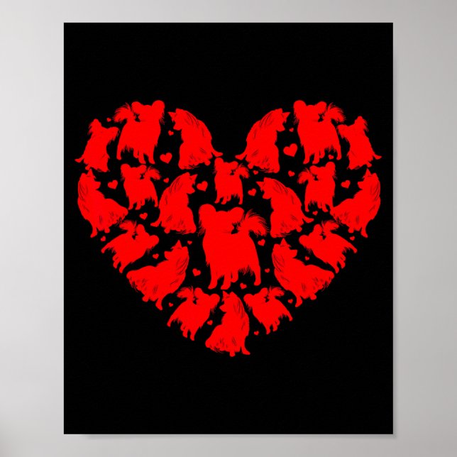 Póster Pallon Dog Lover Funny Love Heart Pallon Valentine (Frente)