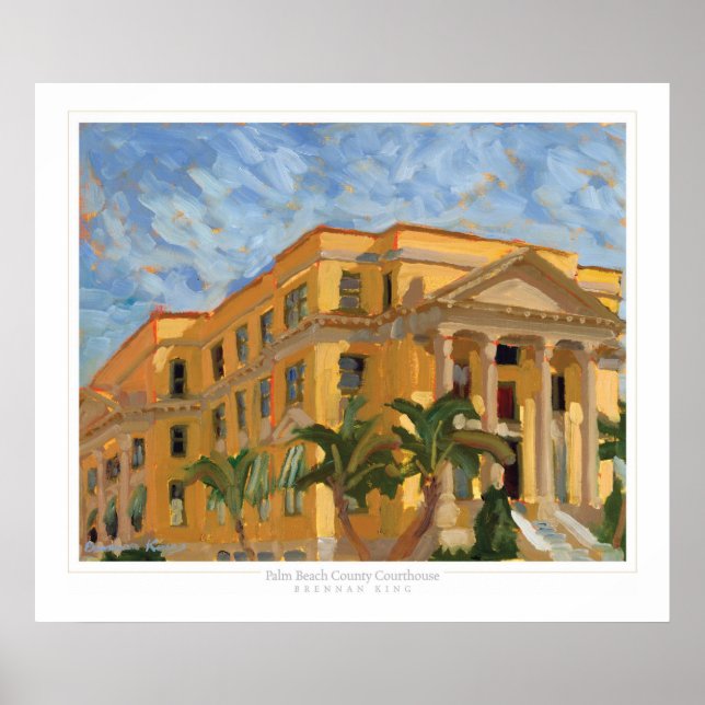 Póster Palm Beach Courthouse (Frente)