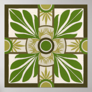 Póster Palm Motif I no embellecido