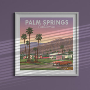 Póster Palm Springs California
