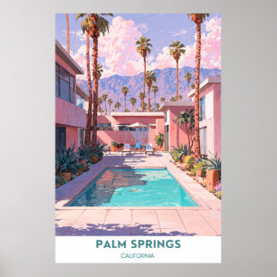 Póster Palm Springs - Hermosa California