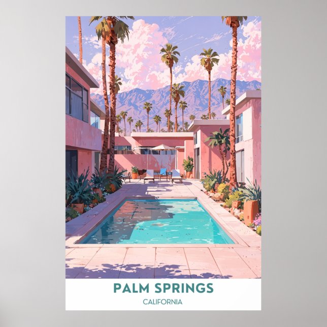 Póster Palm Springs - Hermosa California (Frente)