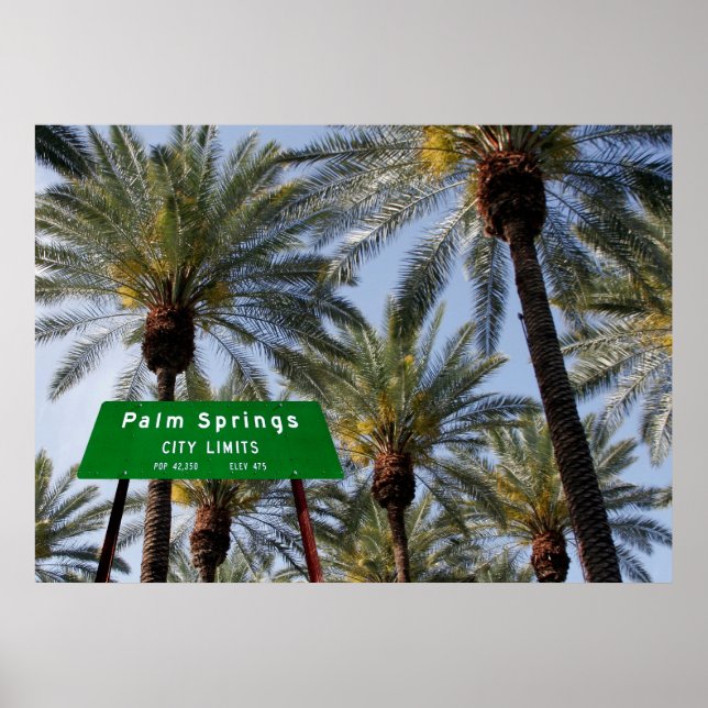Póster Palm Springs Le Da La Bienvenida Poster (Frente)