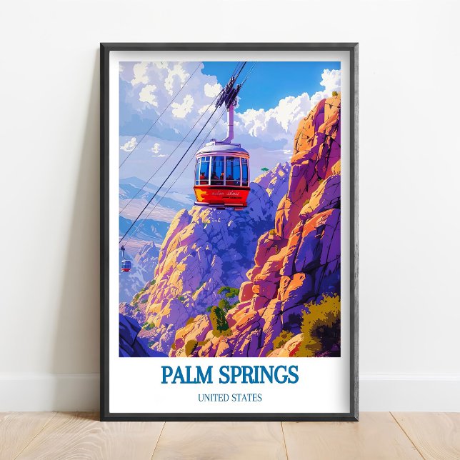 Póster Palm Springs Print - Palm Springs Aerial Tramway  (Subido por el creador)