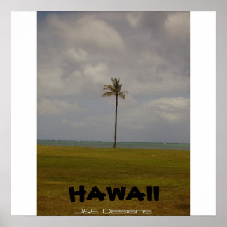 Póster Palm Tree de Hawái