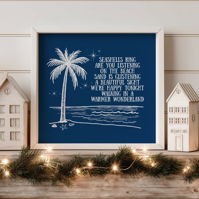 Póster Palm Tree Playa Navidad Calida Maravilla (Subido por el creador)