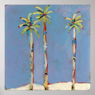 Póster Palm Trio-Poster