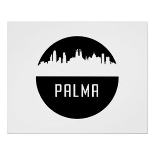 Póster Palma cities of Spain