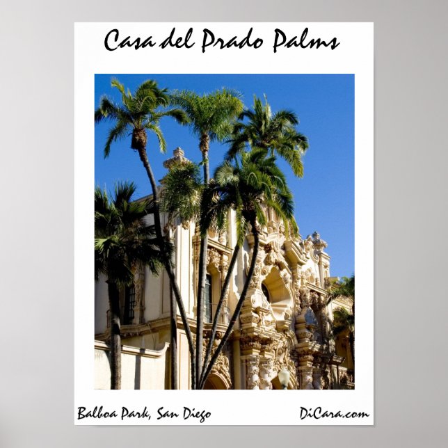 Póster Palmas de la Casa del Prado (Frente)