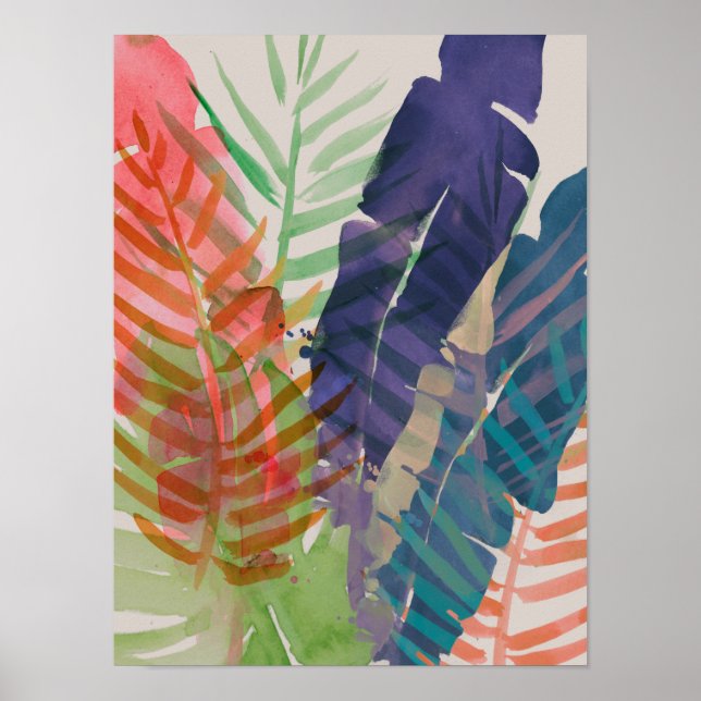 Póster Palmas eléctricas (Frente)