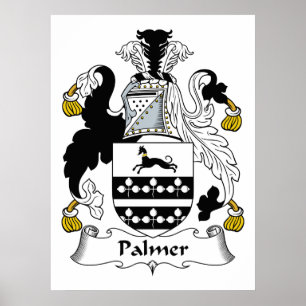 Póster Palmer Family Crest
