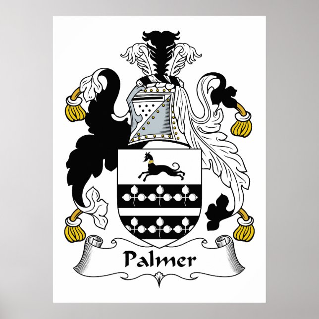 Póster Palmer Family Crest (Frente)