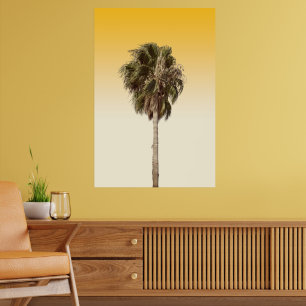 Póster Palmera solitaria