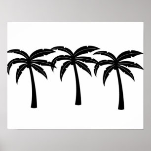 Póster Palmeras Tropicales