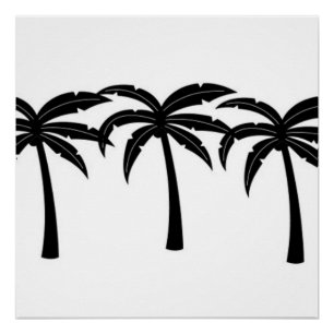 Póster Palmeras Tropicales