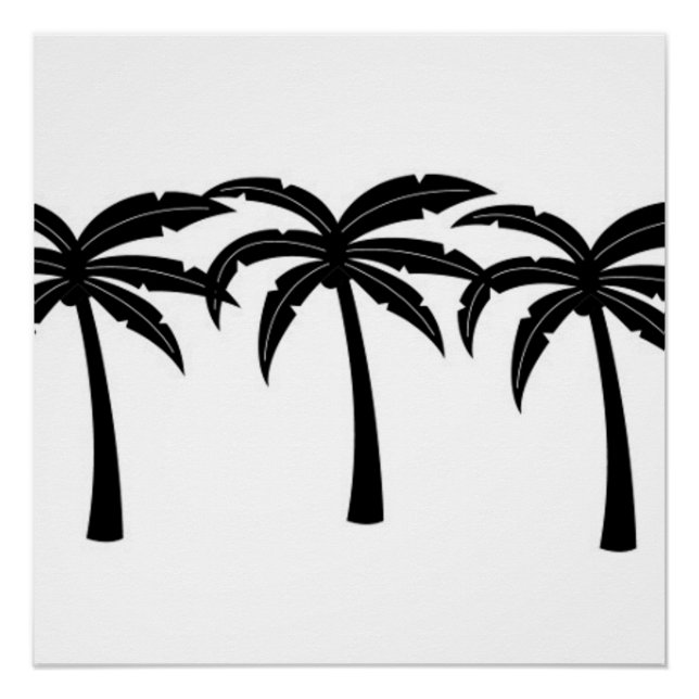Póster Palmeras Tropicales (Anverso)