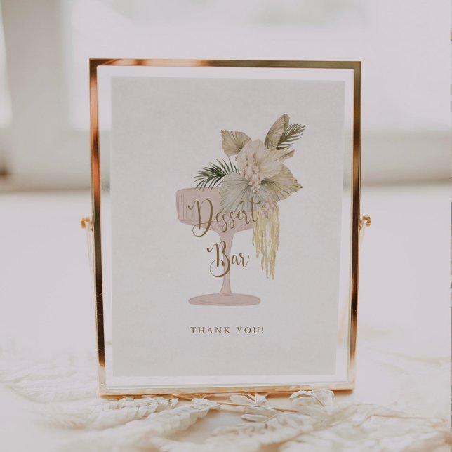 Póster Palmeras y ducha de novia Prosecco Rótulo bar post (Subido por el creador)