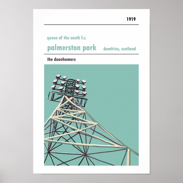 Póster Palmerston Park, Reina del Sur (Frente)