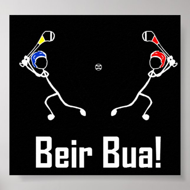 Póster Palo Con Deporte Hurtante Poster Beir Bua (Frente)