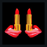 Póster Palo de labios rojo en la lengua<br><div class="desc">¿Buscando una manera divertida y lúdica de expresarse? Echa un vistazo a este Poster vibrante con labios rojos brillantes y una lengua que sobresale, con un labio rojo atrevido. Perfecto para añadir un toque de color y personalidad a su interior. Compra ahora y deja que tu estilo hable por sí...</div>