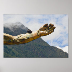 Póster Palo, Estatua De Pachacuti, Aguas Calientes, Por